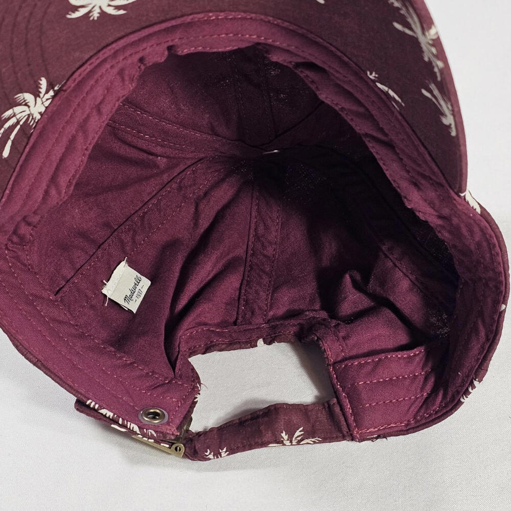 Madewell Women's Palm Tree Strapback Adjustable Baseball Hat Soft Cap - Picture 6 of 8